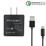 LG G4 Charger, Sinbox [Quick Charge 2.0] Adaptive Fast USB Travel Wall Charger with Micro-USB Cable for LG G4 /LG G Flex 2 /LG V10 H968 and more