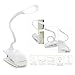 Hapurs LED Desk Lamp, 2 in 1 (Stand on Own & Clip Everywhere) Gooseneck Tube Touch Sensitive LED USB Portable Rechargeable Dimmable Portable Lightweight Table Reading Study Clip Lamp Light