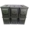 6-Pack-Mil-Spec-50-Cal-M2A1-Empty-Ammo-Cans-NEW