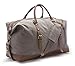 Sweetbriar Vintage Canvas Duffle Bag - Classic Weekender Travel Duffel
