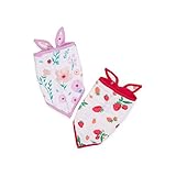 Little Unicorn Cotton Bandana Drool Bib 2 Pack - Morning Glory Set