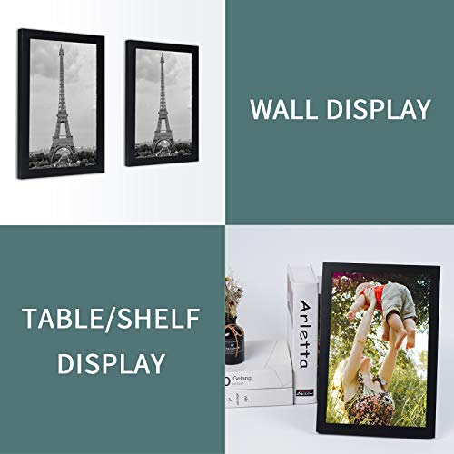 4 Pack 8x12 Picture Frames, Display 8x12 Photo without Picture Mat