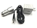 OMNIHIL 2-Port USB Car and Wall Charger for Azeca BT15S-HP Pop-Up Bluetooth Mini Speaker