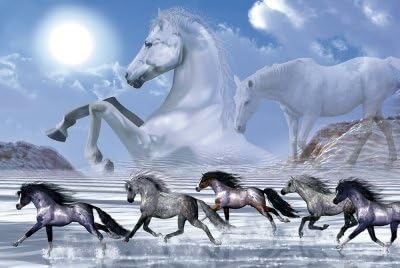 Kindertraume 0644 Horses Puzzle (1000-Piece)