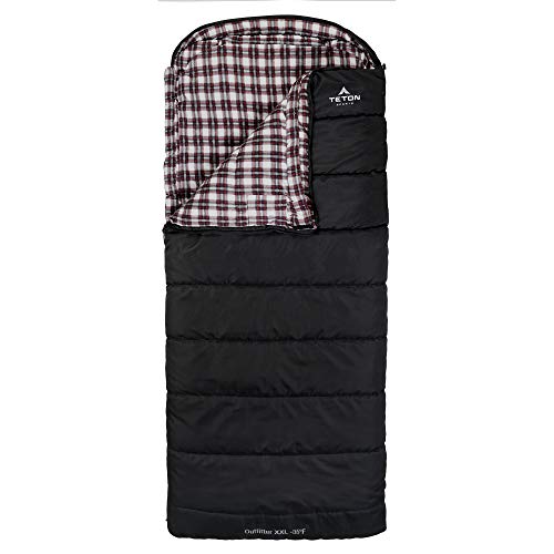 TETON Sports Outfitter XXL Sleeping Bag; Warm and Comfortable for Camping Camping Galore