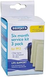 Interpet Replacement Plain Foams PF2 Power Filter 3 Pieces