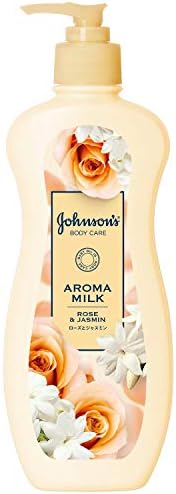 ジョンソンボディケア アロマミルク エクストラケア ボディローション ローズとジャスミンの香り 単品 ポンプ400mL