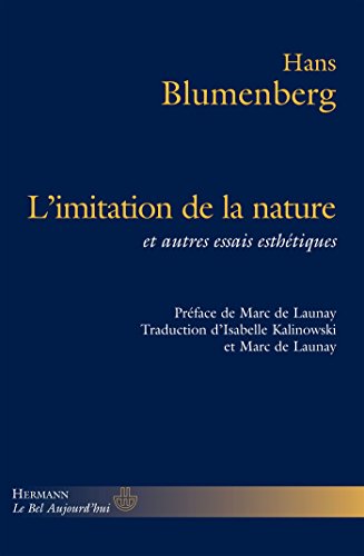 L' imitation de la nature et autres essais d'esthétique