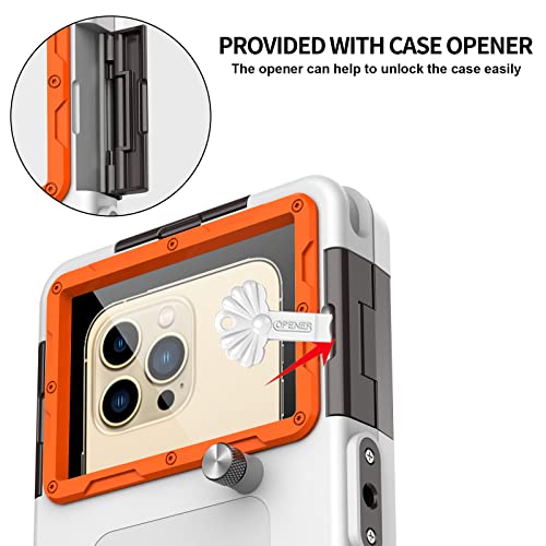 Waterproof Smartphone Case IPX8 Waterproof Phone Pouch Compatible with iPhone 17 Air 17 Pro 17 Pro Max 16e 15 16 Plus 15 16 Pro 15 16 Pro Max Samsung S25 S24 S23
