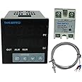 Inkbird ITC-106VH PID Temperature Thermostat Controllers F and C 100 to 240ACV K Sensor 40DA SSR Solid State Relay for Sous Vide Home Brewing