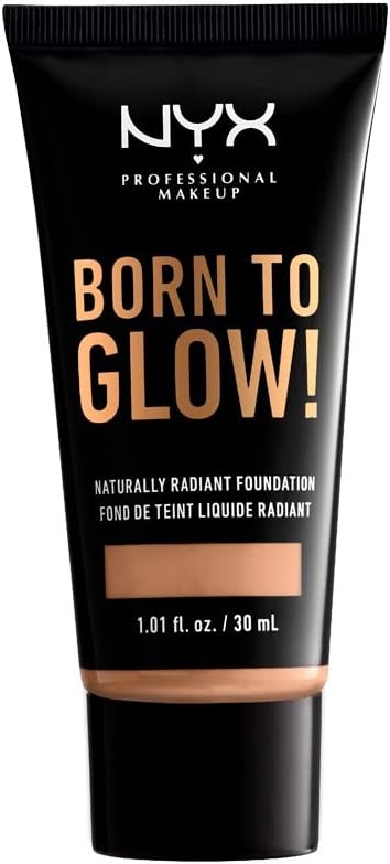 NYX Born to Glow Radiant Foundation Medium Olive Vegan Buildable Medium Coverage