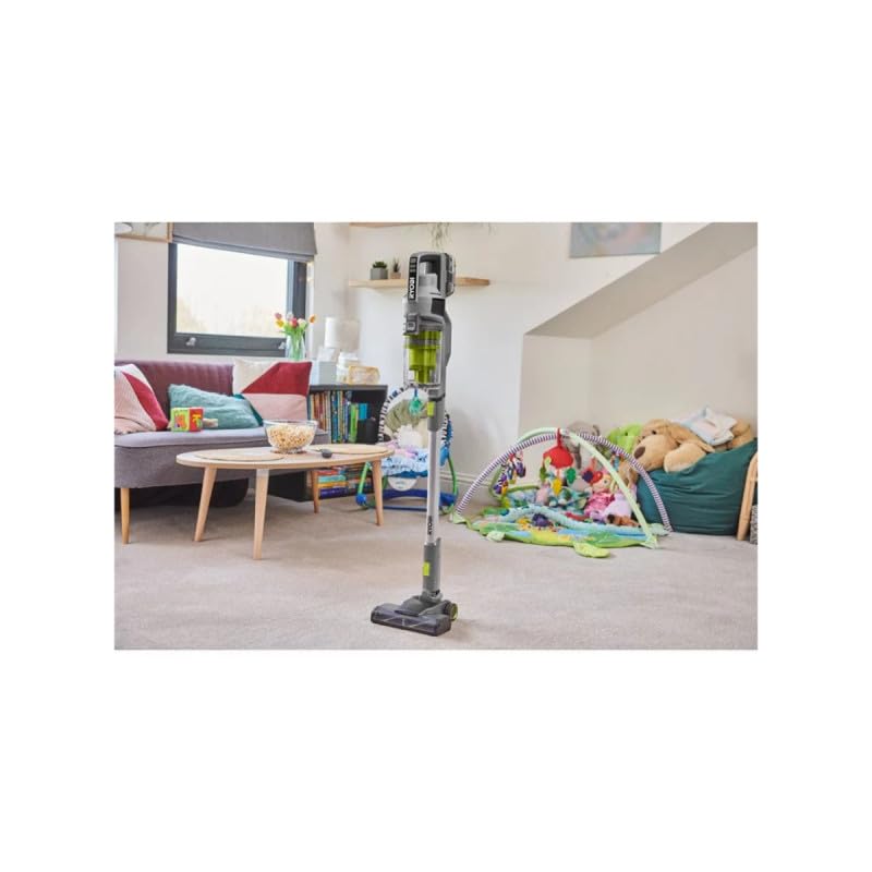 RYOBI 18 V ONE+ Akku-Staubsauger RSVS18-1C20G, 30 AW Saugleistung, Dual-Zyklonen, HEPA-Filter, inkl. 2,0 Ah Akku und 2,0 A Ladegerät 2