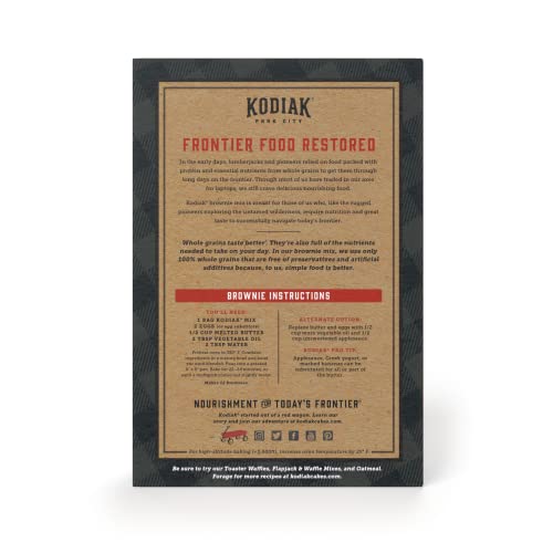 Kodiak Cakes Protein Brownie Mix 100 Whole Grains Chocolate Brownies