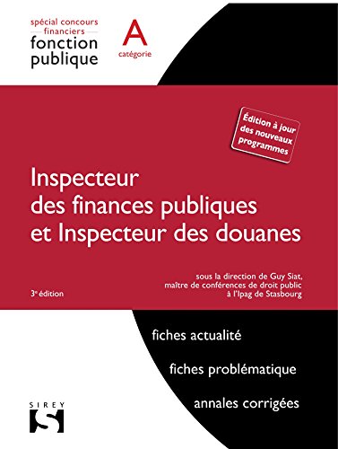 Inspecteur des finances publiques et inspecteur des douanes