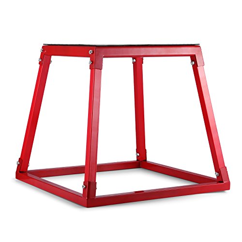 Happybuy Plyometric Box Excercise 12" Plyometric Platform Jump Box