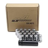 GAsupply 12x1.5 Lug Nuts Spline, Closed End Chrome