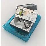 Smiling Wisdom - Dragon Totem Spirit Animal Keepsake Card Gift Set - Dragon Token Necklace - Girl or Boy, Teen, Limited Edition