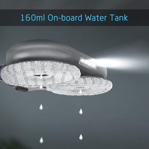 Electric Mop Attachment with Water Reservoir for Dyson V7 V8 V10 V11 V15 Vacuum Cleaners, LED Headlights, Automatic Cleaning Roller Brush for Sticky Messes and Pet Hair, for Hard Floors and Area Rugs