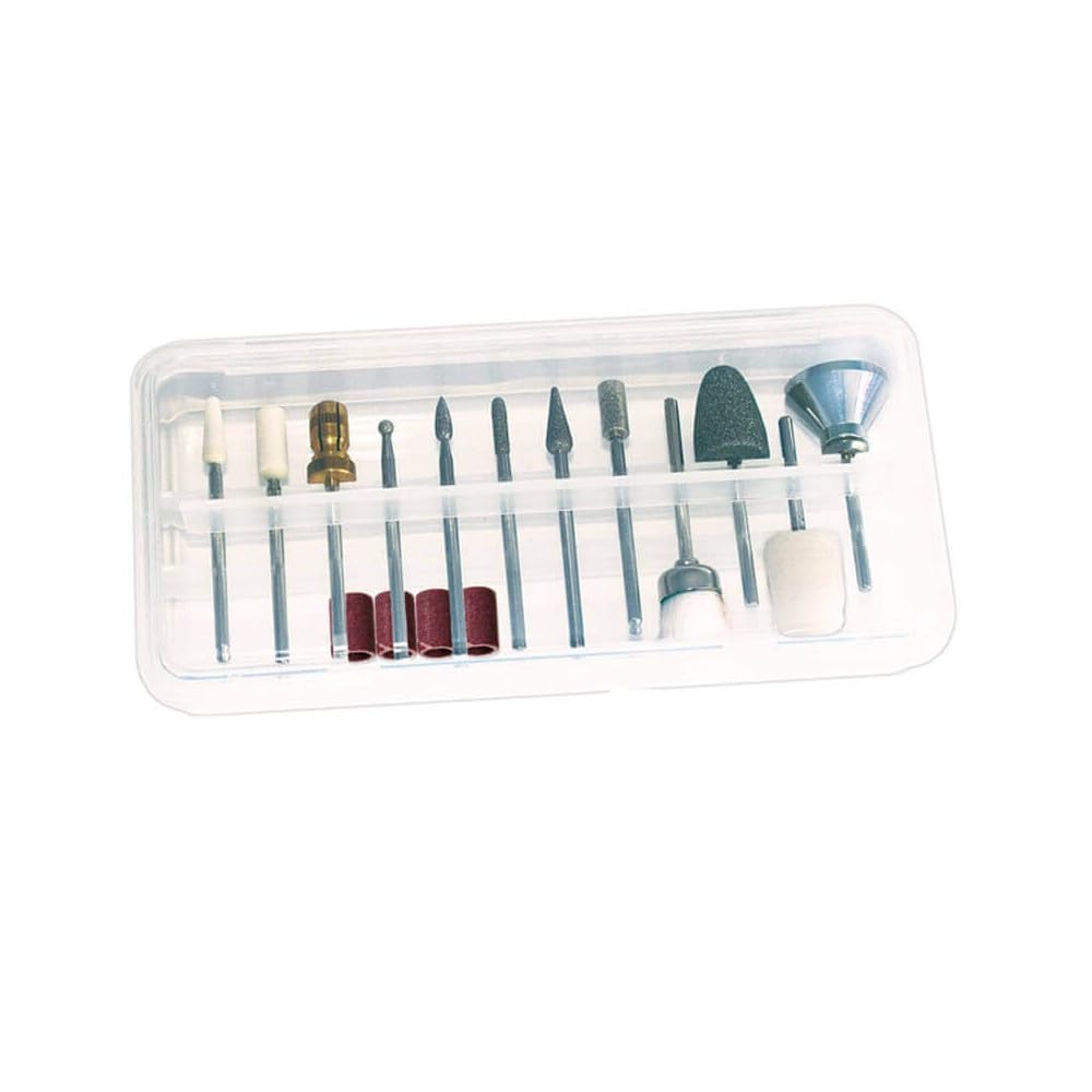 Promed Comfort Bitset 3/32"(2.35mm), Modellage, Electric Nail Drill Bits Set, Nail Kit Set, 12 Nail File Bits for Electric Nail Drill Machine, Milling Cutter Manicure Accessories