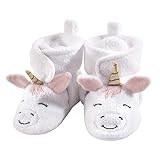 Hudson Baby Unisex Cozy Fleece Booties, White