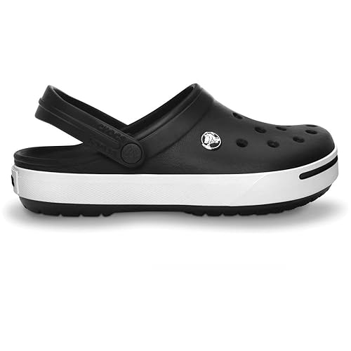 Crocs Unisex-Adult Crocband II Clog, Black/Black, 10 Men/12 Women