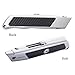 ORIENTOOLS Utility Knife Safety Heavy Duty Box Cutter, 3 Position Locking Blade, Retractable 3-Pack Set