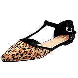 Women's Faux Suede Ballet Pointed Toe D'orsay Flats