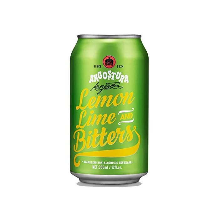 Buy Angostura Lemon, Lime & Bitters, NonAlcoholic Soda Cocktail Mixer, 12 fl oz Cans, 24 Pack