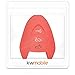 kwmobile Car Key Cover Compatible with Porsche 3 Button Car Key - Silicone Protective Key Fob Cover - Red