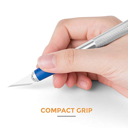 image for ORIENTOOLS Craft Hobby Knife Precision Steel Cutter Set for DIY Art Wo