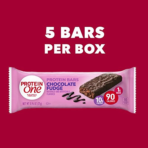 PROTEIN ONE 90 CALORIE PROTEIN BARS, CHOCOLATE FUDGE, KETO FRIENDLY, 5 CT, 4.8 OZ