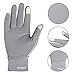 HiCool Winter Gloves, Touch Screen Gloves Thermal Cycling Gloves Driving Gloves for Men and Women (Grey, LargeX-Larege)