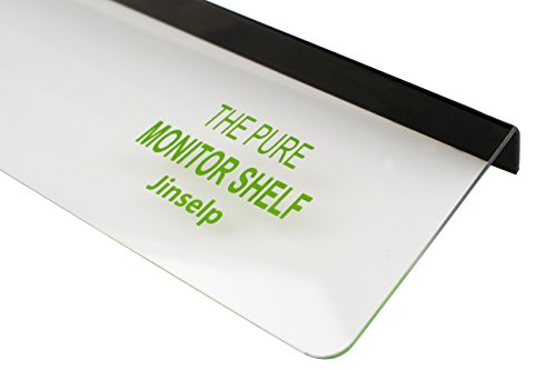EIKS Fashion Computer Monitor Side Panel Multifunction Memo Pad Transparent Message Sticky Board (Bottom)