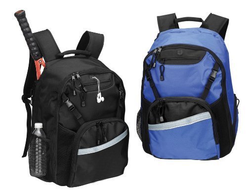 Single Racket Game-set-match Tennis Backpack Bag- Blue