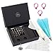 Chefast Cake Decorating Tip Set - 20 Piping Tips, 5 Frosting Bags, 4 Bag Ties, Couplers, Nail Flower, Reusable Pastry Bag, Brush and Gift Box - Great for Cakes, Cupcakes, and Cookies