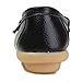 Kunsto Women's Leather Loafer Shoes Slip On US Size 8.5 Black
