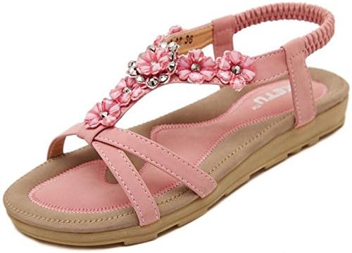 Women's Open Toe Cut-out Ankle Strap Cuff Metal Accent Low Flat Sandal