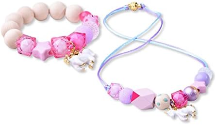 Persona Model Agency Unicorn Necklace and Unicorn Bracelet - Pink