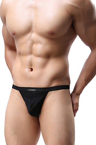 Barsty men s sexy underwear thong g-string elastic smoo…