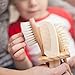 6-Piece Baby Hair Brush Set with Comb, Mirror, Handcraft Stand and Cotton Napkin | Hand Selected Natural Wood | Great Baby Shower Gift - by Natürlich Qualität