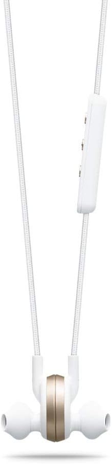 i+ BUTTONS Bluetooth Wireless Headphones (Gold White) - Image 3