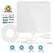 TV antenna for digital TV indoor, Digital Antenna, Aluminum Foil HDTV Antenna, 60+ Miles Indoor TV Antenna With Detachable Amplifier Booster, 1080P High and More Stable Reception