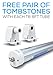 12-Pack Hyperikon T8/T10/T12 LED Light Tube, 8ft, 36W (75W equivalent), 6000K (Arctic Cool White), Clear Cover, Dual-Ended Power, Tombstones Included, UL-Listed