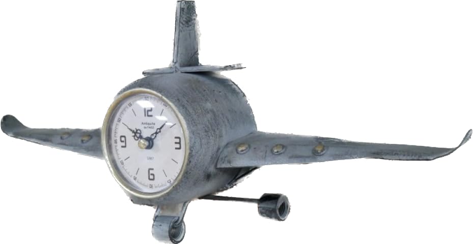 Venture Vehicles Ltd Wall Mounted or Freestanding Aeroplane Desk Clock Wall Clock