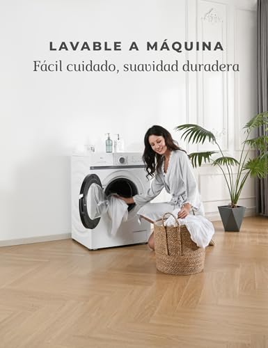 bienDo Duvet Cover Set 240 x 220 cm, Bamboo (400 Thread Count) for 150/160 Bed, White, Vegan Silk, Ultra Soft and Cooling, Breathable