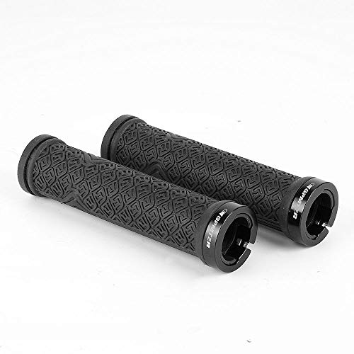 image for GPMTER Bike Handlebar Grips, Single Lock on Bicycle Handle Bar, for BM
