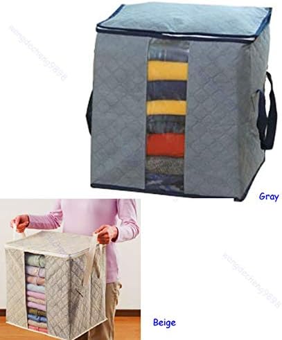 folding bamboo charcoal clothes storage bag