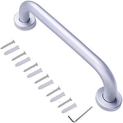 Bath Grab Bars FYHAP Space Aluminium Safety Home Shower Handle for Bathtub,Cloakroom and WC (15.46 inch)