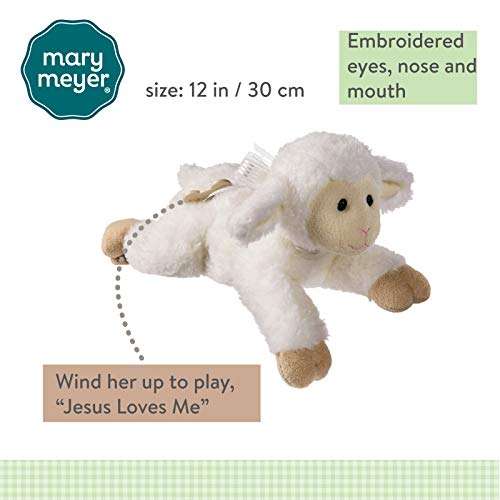 Mary Meyer Inspirational WindUp Musical Lamb Soft Toy, Jesus Loves Me