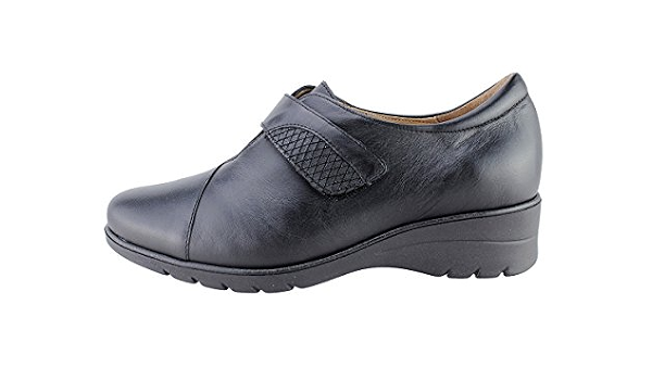 Zapato Velcro Piel Negro 175952 PieSanto : Amazon.es: Zapatos y complementos